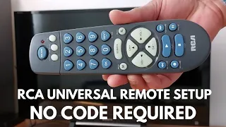 How to set up a universal TV remote without codes easy remote
