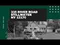335 River Road Stillwater NY 12170 - Drone Tour