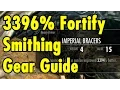 3396 Fortify Smithing Gear Guide - Skyrim Special Edition