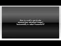 How to scroll a particular element see attached image horizontally in robot framework