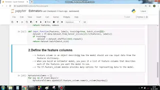 Tensorflow Use of PreMade Estimator tf estimator