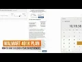 Walmart 401k with Merrill Lynch How to Save 10 000 A Year for Retirement