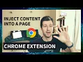 How to Inject Content with a Chrome Extension - 2 3