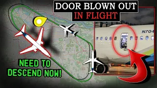 FUSELAGE BLOWN OUT MID-AIR Alaska Emergency at Portland