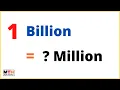 1 Billion in Millions Billion to Million Conversion