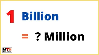 1 Billion in Millions Billion to Million Conversion