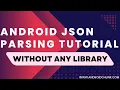 Android JSON Parsing From Assets Folder Without Any Library and Display with RecyclerView