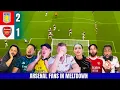 Lagu Arsenal Fans Reaction ASTON VILLA 2-1 ARSENAL | Premier League