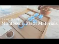 How to DIY Montessori Math Activities for Toddler Preschool Numbers Counting materials