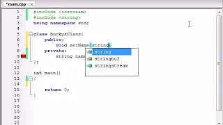 Buckys C Programming Tutorials 13 Using Variables in Classes