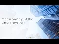 What is Occupancy ADR and RevPAR
