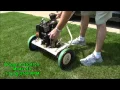 1950s Eclipse and REO lawn mowers in action