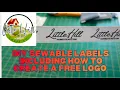 Craft Label DIY Make a low cost sewable label for your craft products