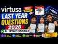 Virtusa Previous year Questions Answers Oncampus Assessment Test 2027
