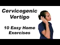 Download Lagu Cervicogenic Vertigo or Dizziness - 10 Easy Home Exercises MP3