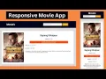 How To Make A Movie App Using API and JavaScript Movie App Using HTML CSS and JavaScript