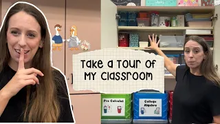 Inside My Math Classroom Teacher Setup Organization and Decor Tour 2025