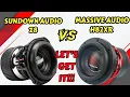 The showdown between two companies SUNDOWN Z8 VS MASSIVE H82XR