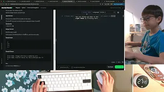 HackerRank Python HHKB Type-S 40 min real time no talking EP-4