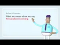 McGraw Hill PreK-12 Personalized Learning in K12 Education