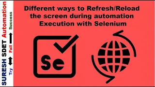 Different ways to Refresh Browser Screen in Selenium Automation