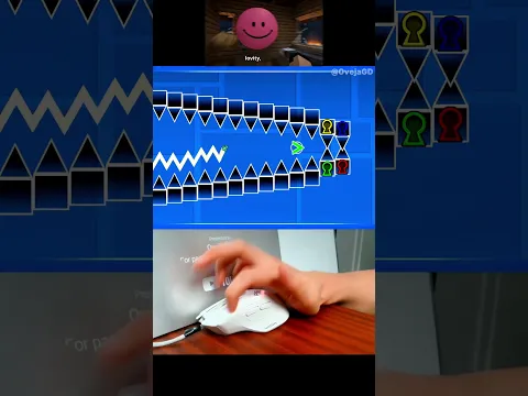 Verity Disstrack VS 4 Keys Locked Wave in Geometry Dash! #shorts