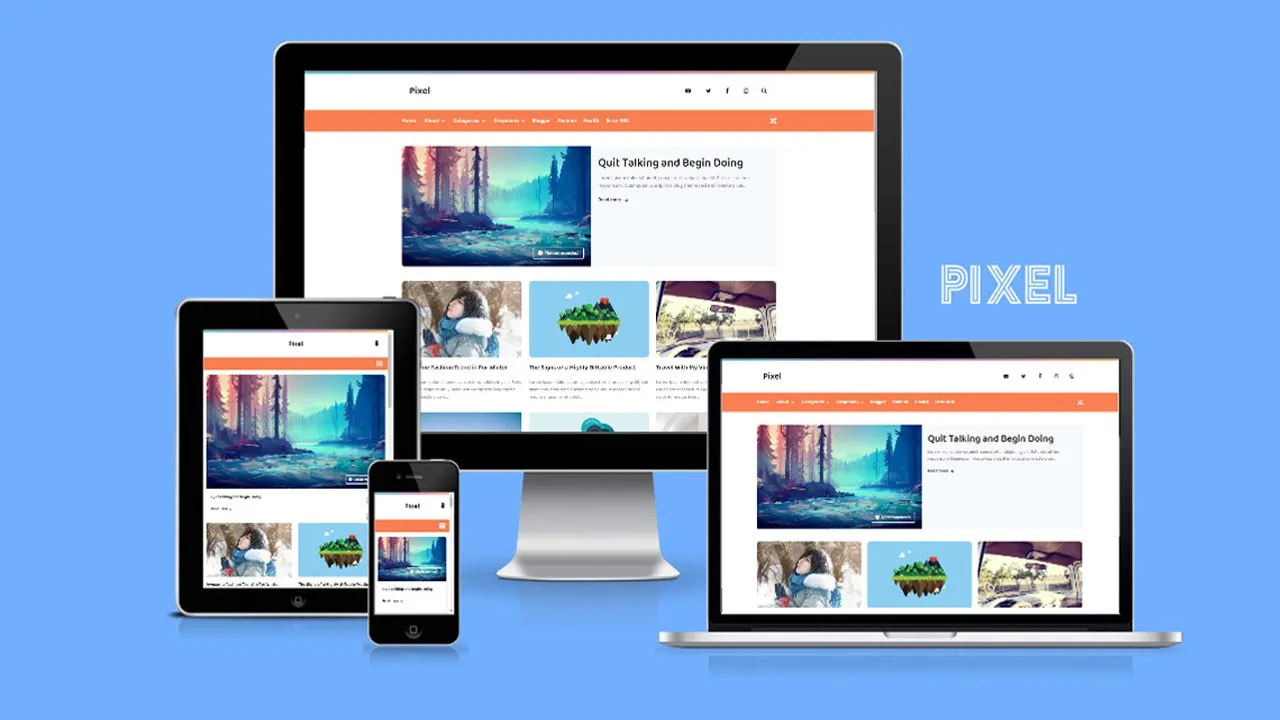 Plantilla Blogger Responsive Pixel (Configuración)