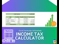 Excel Income Tax Calculator Build Dynamic Tax Calculation