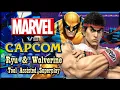 【TAS】MARVEL VS CAPCOM - RYU \u0026 WOLVERINE