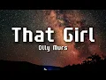 Download Lagu Olly Murs - That girl (Lyrics) - DJ CHEN remix
