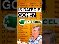 Excel Is DATEDIF Gone from Excel - Episode S0031