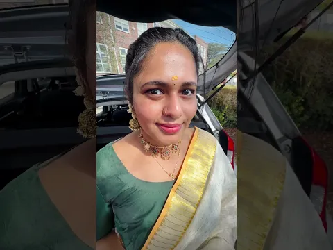 കല്ല്യാണം കഴിഞ്ഞുള്ള ഞങ്ങടെ ആദ്യത്തെ ഓണാഘോഷ പരുപാടിക്ക് പോയപ്പോ 😍❤️