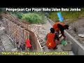 Download Lagu Pengerjaan Cor Pagar Bahu Jalan Batu Jomba !!  Masih Tahap Pasang Papan Mall Cor Besi