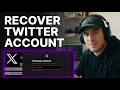 How to Recover Twitter Account Username and Password 2026 Step-by-Step