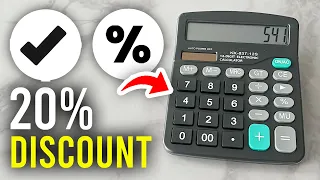 How To Calculate 20 Percent Discount On Calculator - Full Guide