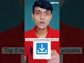 Download Lagu Top 5 Movies Downloading Websites|Webseries Download💯🔥 #shorts #movies #webseries #download