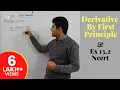 Derivative by First Principle Ncert Exercise 13 2 Part 01 Class 11th