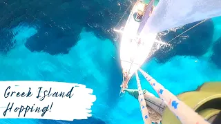 Sailing out of Symi Island in Greece: Greek Island Hopping