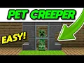 How to Get a Pet Creeper in Minecraft