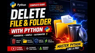 Python Delete Files Folders Like a Pro os remove shutil rmtree pathlib 2026 Guide