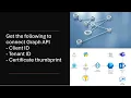 Connect Graph API using Client ID Tenant ID and certificate thumbprint