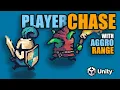 Chasing the Player with Aggro Range Action RPG in Unity Tutorial