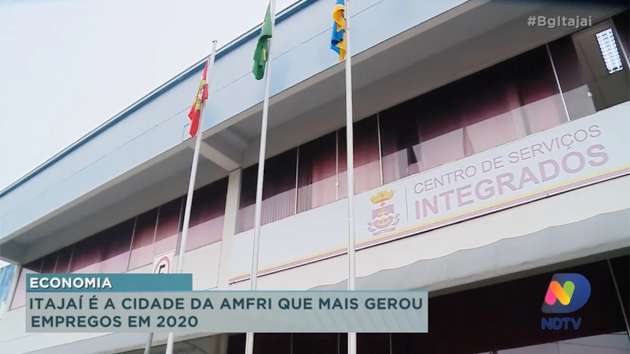 Itajaí é a cidade da Amfri que mais gerou empregos em 2020
