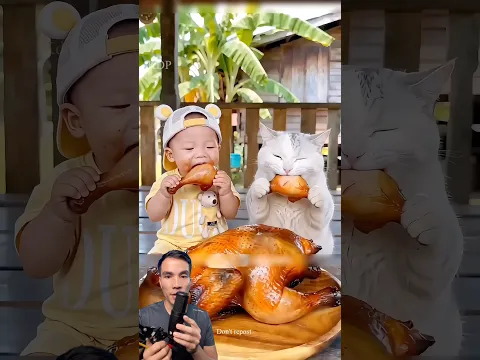 Đang trát xi măng thì bị con gà giẫm lên và cái kết