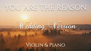 calum scott you are the reason violin u0026 piano wedding version feat ave maria 