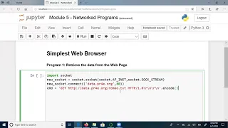 Python Application Programming - Networking with Python Part 2