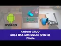 Android CRUD using B4A with SQLite Delete Finale - VB Language