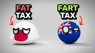 CRAZIEST TAX LAWS IN THE WORLD | Countryballs Animation