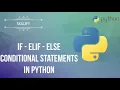 Python Zero to Hero Day IF - ELIF