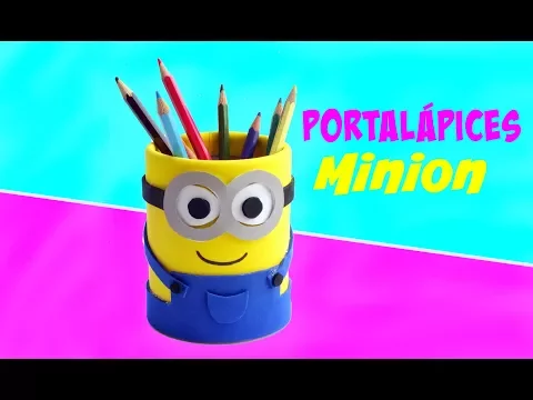 Download MP3 Manualidades: MINION PORTALÁPICES con goma eva (foamy)